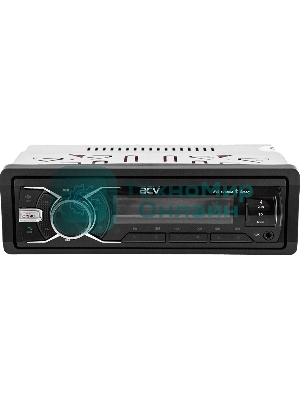 Автомагнитола ACV AVS-601UBM, 1 DIN, Bluetooth, USB Type-A, AUX, пульт ДУ