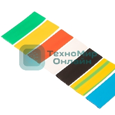 Набор термоусаживаемых трубок Rexant №21 ТУТ нг 25/12,5 мм, 7 цветов (упак. 21 шт. по 10 см)