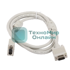 Кабель Gembird/Cablexpert VGA Premium,15M/15M,1.8м, тройной экран, феррит.кольца, пакет