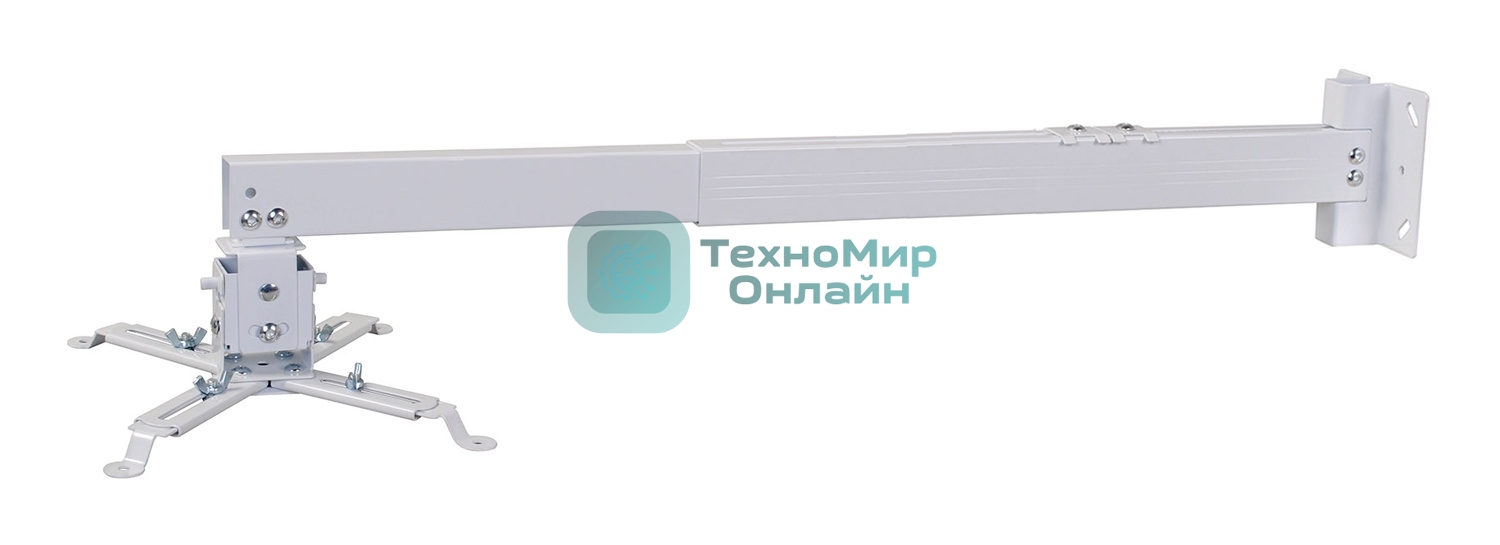 Кронштейн для проектора Cactus CS-VM-PRE04-WT белый макс.23кг настенный и потолочный поворот и наклон