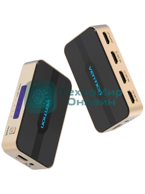 Разветвитель - сплиттер Vention HDMI 19F/4x19F на 4 монитора ACCG0