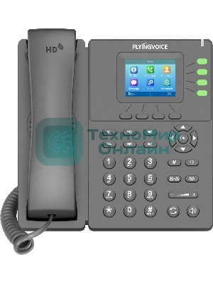 Телефон IP Flyingvoice P21 серый (упак.:1шт)