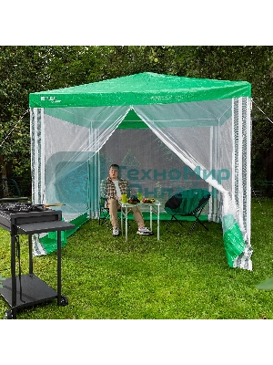 Тент садовый с москитной сеткой Camping Palisad 250х250/240 см