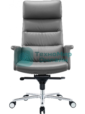 Кресло Cactus CS-LGR-DUBLIN темно-серый, кожа