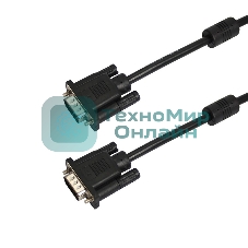 Шнур PROconnect VGA - VGA с ферритами, длина 3 мeтра, черный