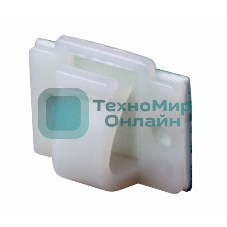 Площадка самоклеящаяся c клипсой под шлейф Rexant (ПКШ) 20х14 мм, упаковка 100 шт.