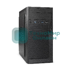 Компьютерный корпус Minitower ExeGate EX291144RUS BAA-105U2-01 (mATX, без БП, 2*USB+2*USB 3.0, аудио, черный)