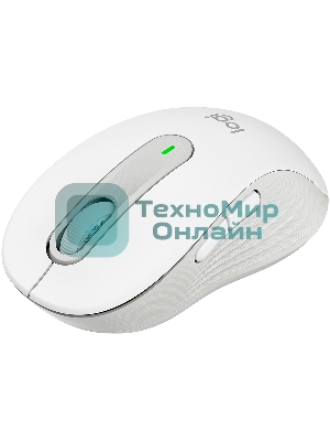 Мышь беспроводная Logitech Signature M650 белый, 4000 dpi, радиоканал, Bluetooth, USB, кнопки - 5