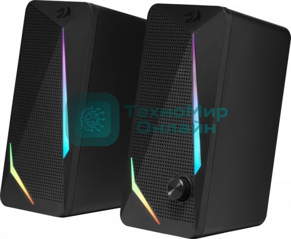 Акустическая система 2.0 Defender Waltz черный USB + 3.5 jack, RGb, 6 Вт.