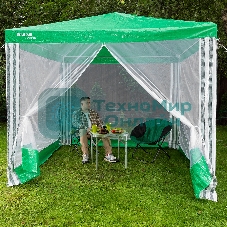 Тент садовый с москитной сеткой Camping Palisad 250х250/240 см