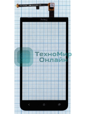 Сенсорное стекло (тачскрин) для HTC One XC X720d, черное