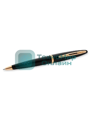 Ручка шариковая Waterman Carene (CWS0700380) Black GT M, синие чернила, подарочная коробка