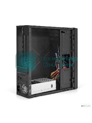 Компьютерный корпус Desktop ExeGate MI-301U-250 (mATX/mini-ITX, 1U-F250S 4см, 1хUSB+1хUSB 3.0, аудио, черный)