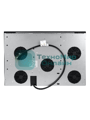 Индукционная варочная панель Maunfeld EVI.775-FL2-BK, конфорок: 5 шт., стеклокерамика, независимая, черный