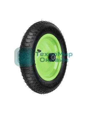 Колесо пневматическое Сибртех 3.00-8, длина оси 90мм,подшипник 20мм