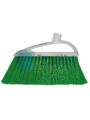 Щетка Home Palisad пластмассовая для подметания пола, премиум, 23 см, без черенка, салат. щетина