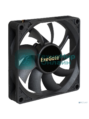 Вентилятор для корпуса ExeGate ExtraSilent ES08015S3P черный, 80 мм, 1600 об/мин, 16.5 дБ, 3 pin