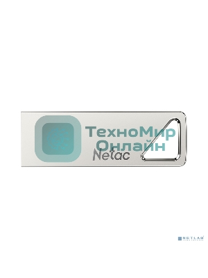 Флешка USB Netac U326 (NT03U326N-032G-20PN), 32Gb, USB 2.0, R/W 50/15, серебристый