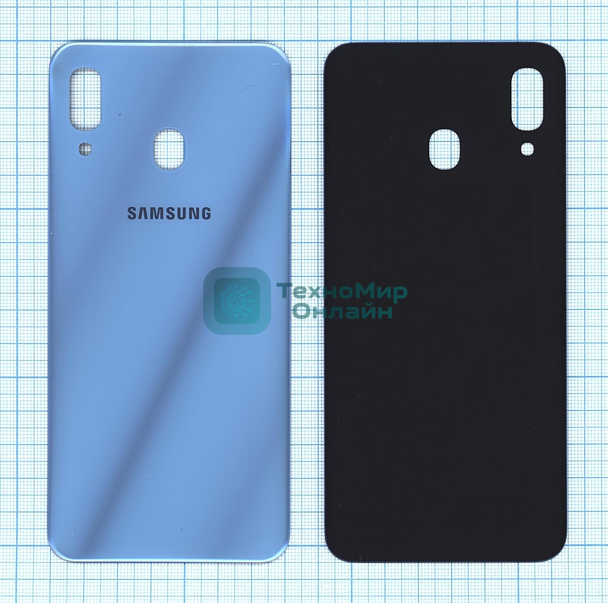 Задняя крышка для Samsung A305F Galaxy A30 (2019) синий