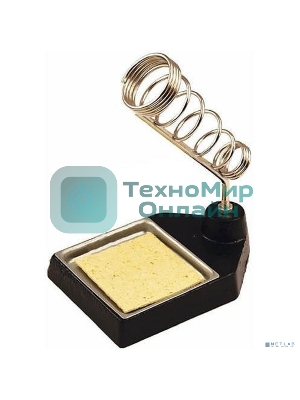 Подставка под паяльник Rexant, чугун, ниша квадратная, губка