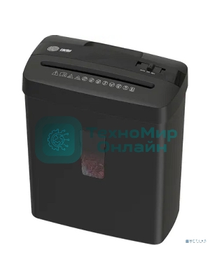 Шредер Cactus CS-SH-A3 (секр.P-4) перекрестный 6.лист. 13лтр. скобы пл.карты