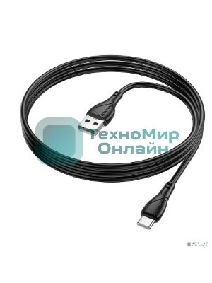 Дата-кабель BOROFONE BX121/USB кабель Type-C/1m/3A/черный