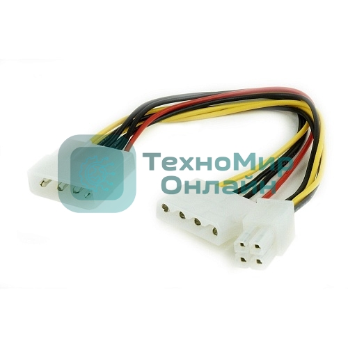 Разветвитель питания Cablexpert CC-PSU-4, Molex->Molex + ATX 4 пин
