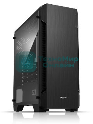 Компьютерный корпус Zalman S3 черный без БП ATX 2x120мм 2xUSB 2.0 1xUSB 3.0 audio bott PSU