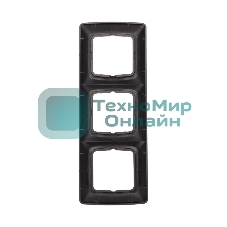 Рамка Kranz 3-я DEA горизонтальная черный Металлик