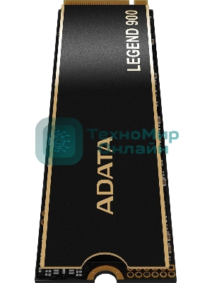 Накопитель SSD ADATA LEGEND 900, 512Gb, PCIe 4.0 x4, M.2 2280, NVMe, R/W 6200/2300, с радиатором