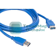 Кабель Kramer Electronics C-USB3/AAE-3 USB-A 3.0 вилка-розетка, 0,9 м