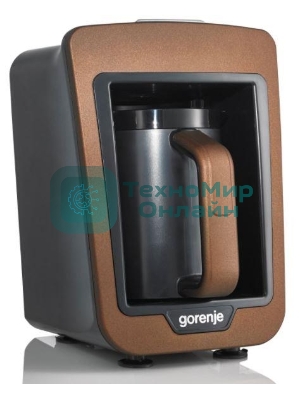 Кофеварка Gorenje ATCM730T медный/черный, исп. кофе - молотый, 0.27 л, 730 Вт.