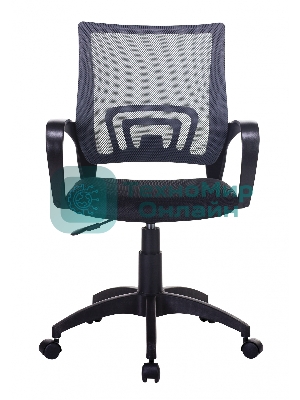 Кресло Бюрократ CH-695NLT темно-серый/черный, сетка/ткань, 120 кг, механизм качания