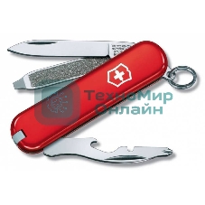 Нож-брелок Rally 0.6163.P 58мм 9 функций, красный, в блистере