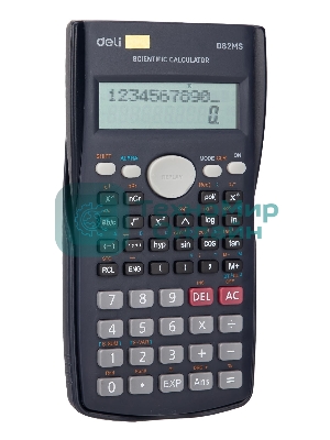 Калькулятор научный Deli ED82MS темно-синий 10+2-разр.