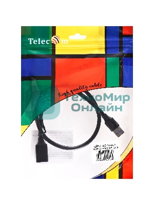 Кабель USB3 0.5M TELECOM TUS708-0.5M