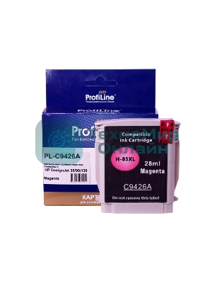 Картридж струйный ProfiLine PL-C9426A (№85) для принтеров HP DesignJet 30/90/130 с чернилами Magenta