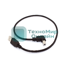 Кабель USB 2.0 на USB-B угол вверх 0,5 м