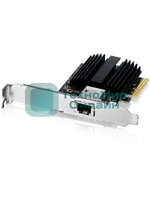 Сетевой адаптер Zyxel XGN100C, PCI Express 3.0, 1x1/2,5/5/10G RJ-45