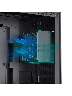 Компьютерный корпус без блока питания JONSBO D41 STD Black ATX без БП, боковая панель из закаленного стекла, mini-ITX, micro-ATX, ATX, черный