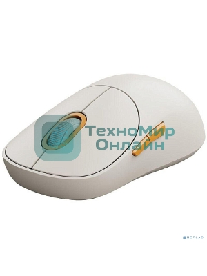 Мышь беспроводная Xiaomi Wireless Mouse 3 белый, 1200 dpi, радиоканал, Bluetooth, USB, кнопки - 5