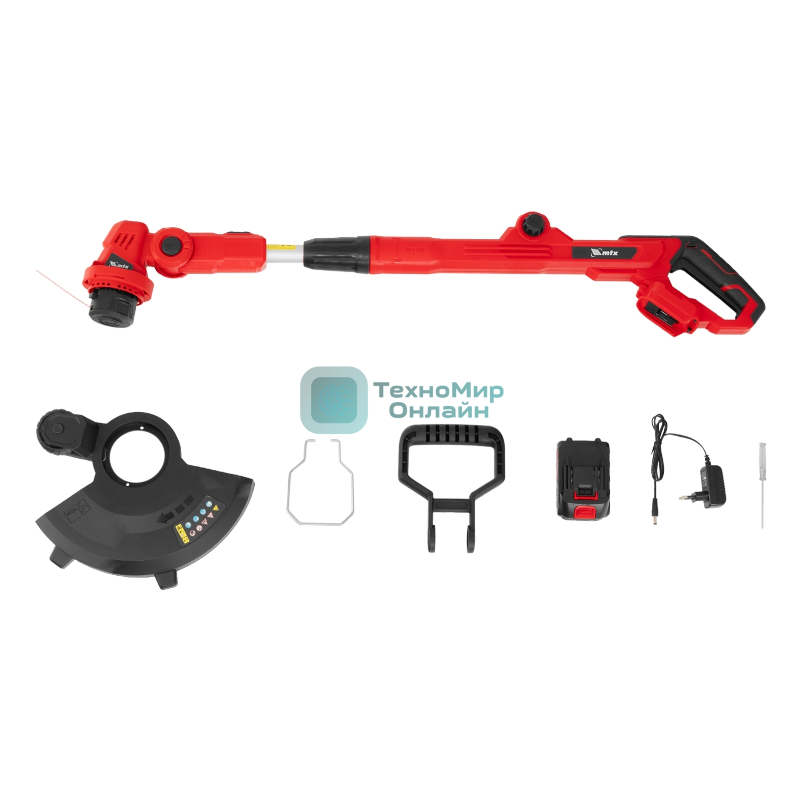 Триммер аккумуляторный MTX GM-300, Li-Ion, 20 В