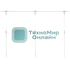 Гирлянда Тающие сосульки комплект 10 шт. х 50см, шаг 100см, 600 LED теплый белый, белый каучук, IP67, 24В, соединяется Neon-night