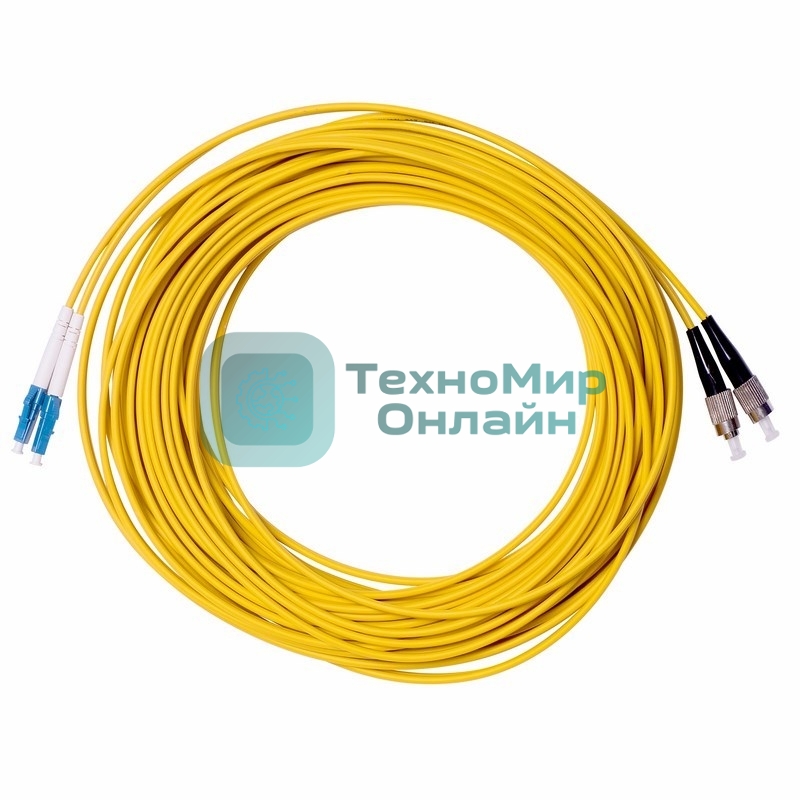 Патч-корд оптический переходной Rexant (SM), 9/125 (OS2), LC/UPC-FC/UPC, (Duplex), LSZH, 15м