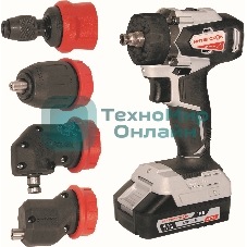 Дрель-шуруповерт ИНТЕРСКОЛ ДА-13/18ВК, 18 В, 2 Ач, 50 Нм, бесщеточный