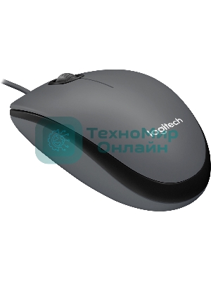 Мышь проводная Logitech M90 черный/серый, 1000 dpi, USB, кнопки - 3