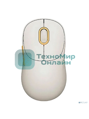 Мышь беспроводная Xiaomi Wireless Mouse 3 белый, 1200 dpi, радиоканал, Bluetooth, USB, кнопки - 5
