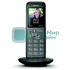 Дополнительная трубка Dect Gigaset CL660HX HSB RUS черный для CL660