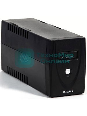 Источник бесперебойного питания RAPAN-UPS 600 220В 600В.А/350Вт меандр с АКБ 7А.ч интерактивный Бастион 739