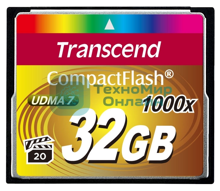Флеш карта CF 32Gb Transcend TS32GCF1000